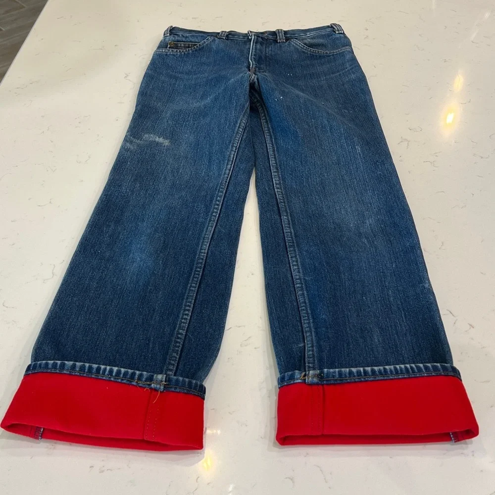 Vintage Levi’s Orange Tab Lined Jeans Made in USA 30x32 - Picture 5 of 13